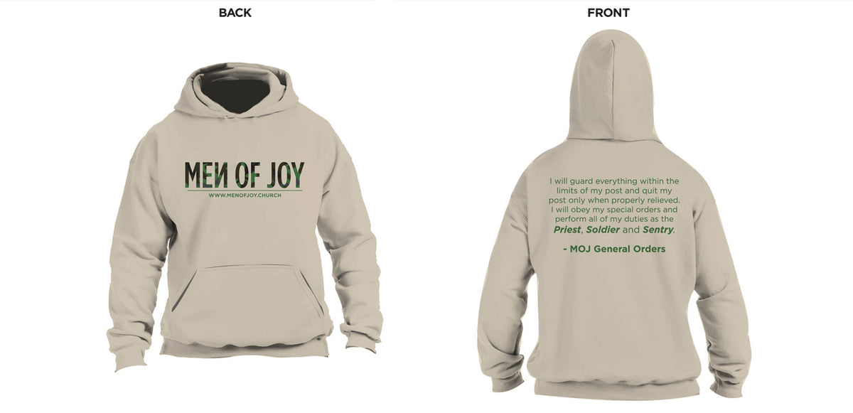 MEN OF JOY - GENERAL ORDERS - HOODIE - TAN