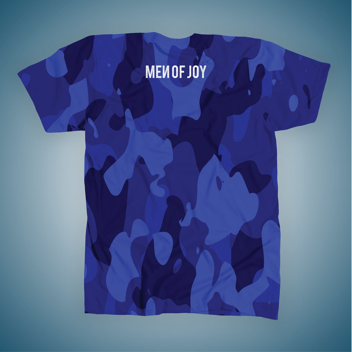 2. MOJ Camo Tee - Blue
