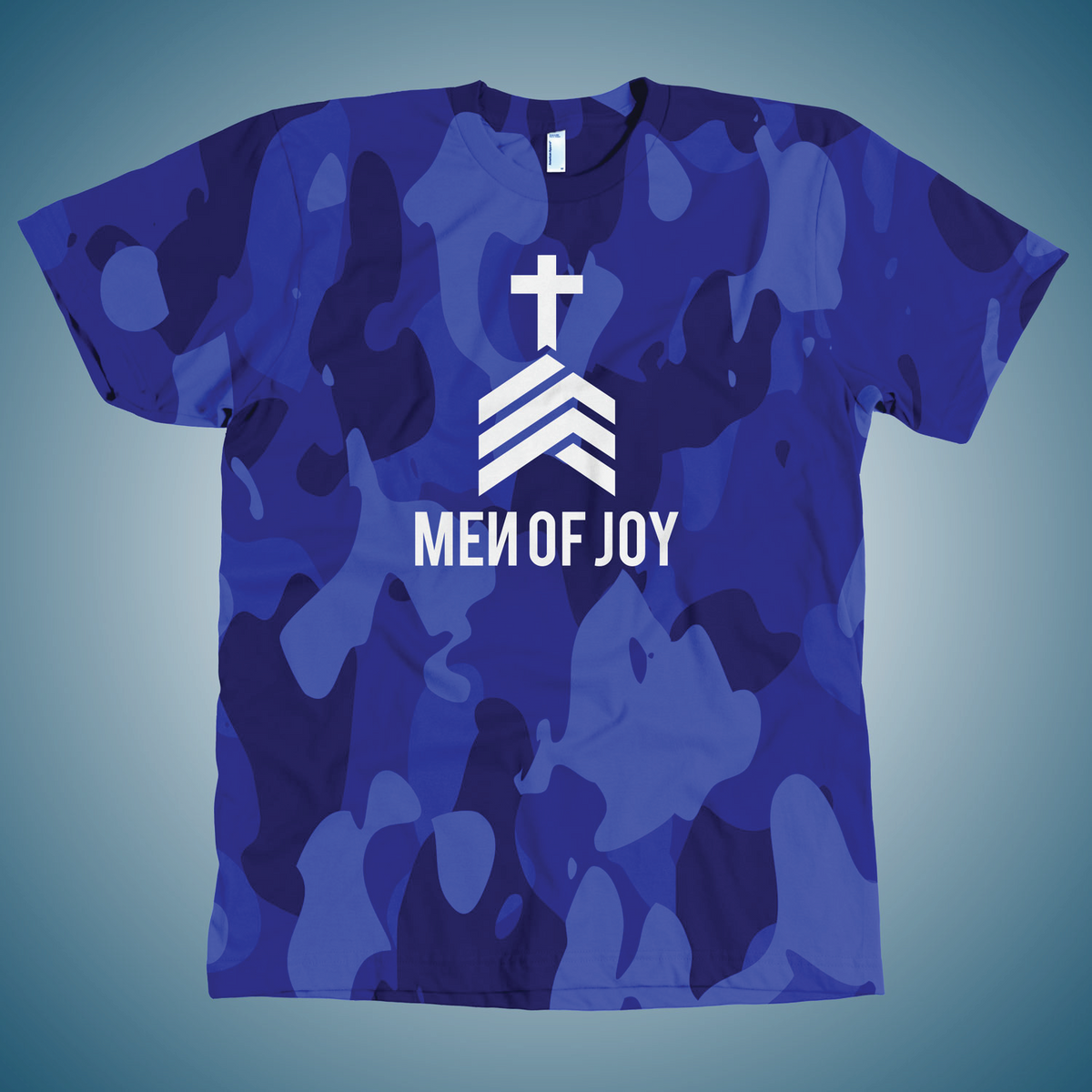 2. MOJ Camo Tee - Blue