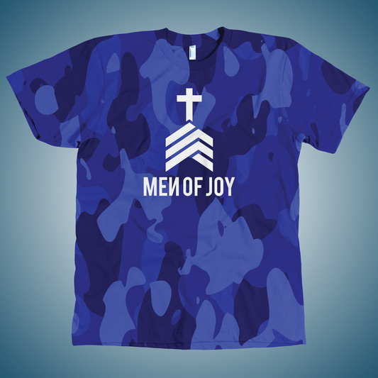 2. MOJ Camo Tee - Blue