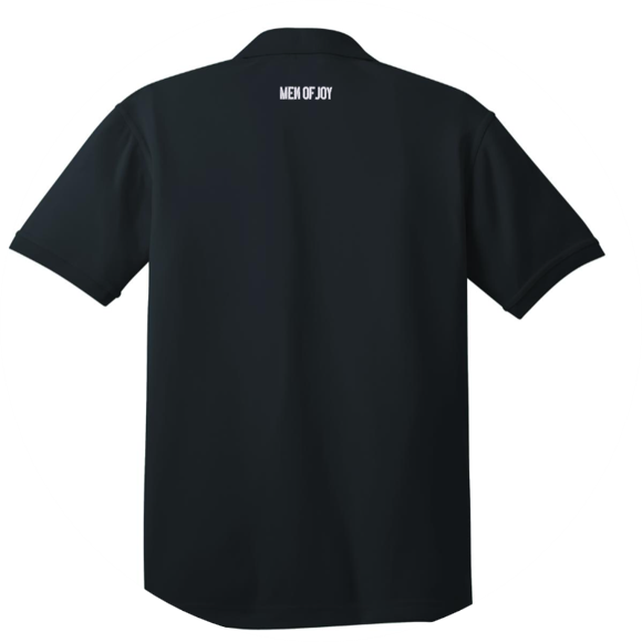 9. MOJ Golf Polo - Black