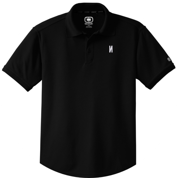 9. MOJ Golf Polo - Black