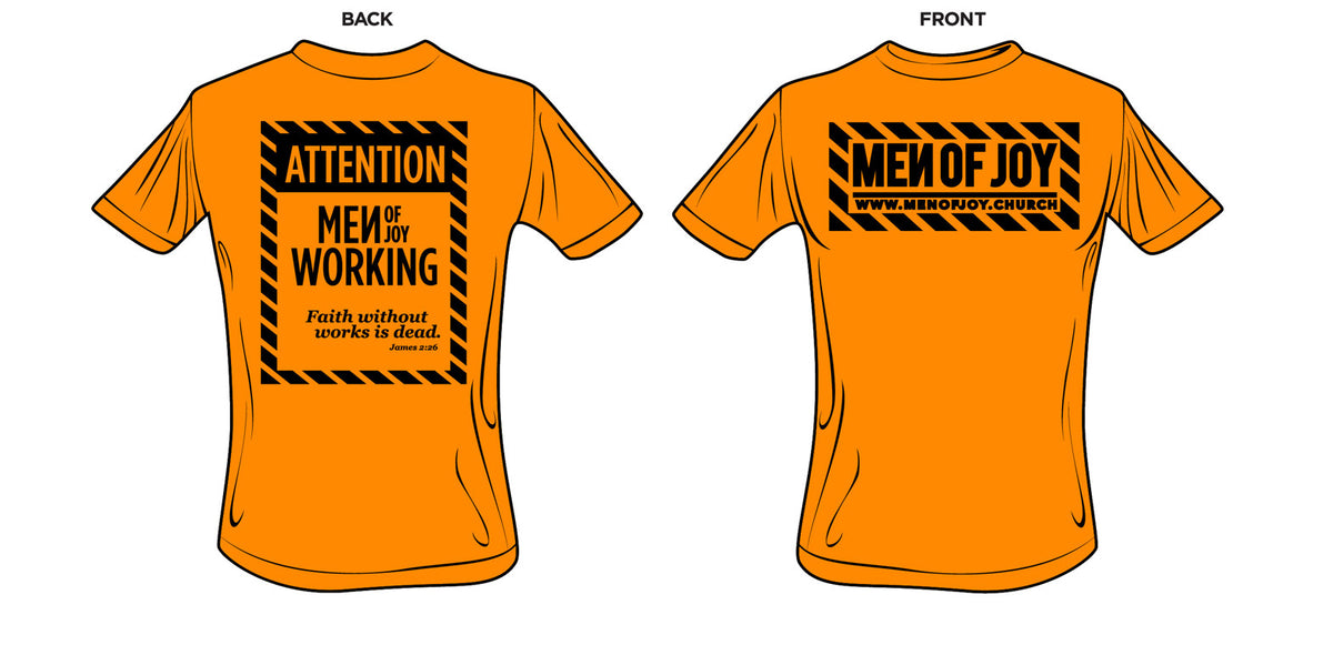 MEN of Joy WORKING COMMUNITY SERVICE T-SHIRT