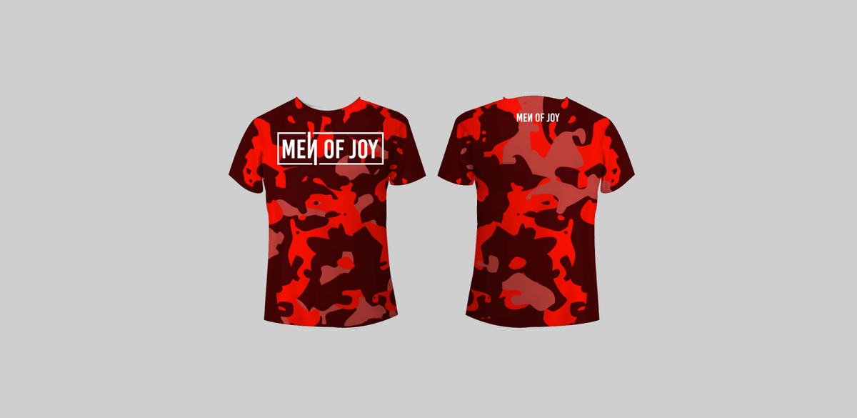 MOJ Camo Tee - Red
