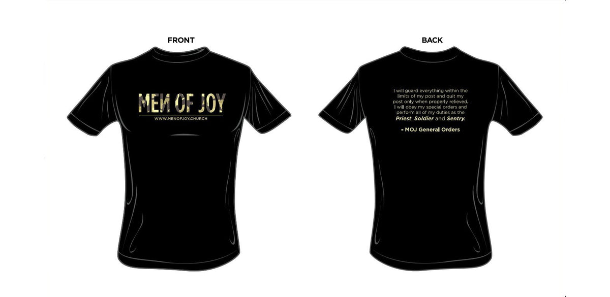 MOJ GENERAL ORDERS - T-SHIRT - BLACK