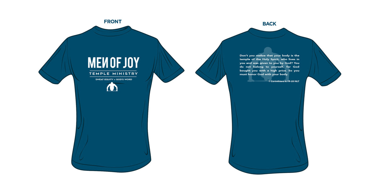 MEN OF JOY - TEMPLE MINISTRY - T-SHIRT